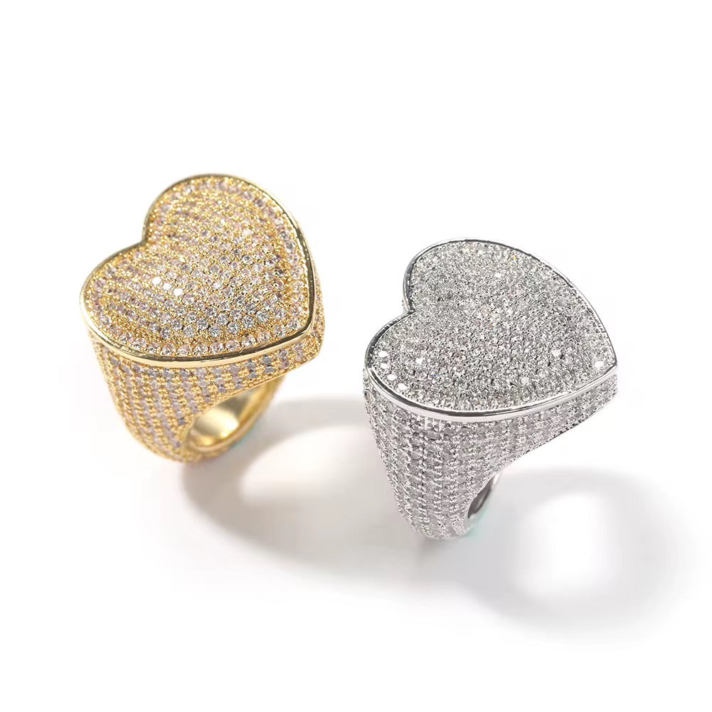 VVS Heart Ring