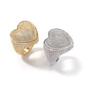 VVS Heart Ring