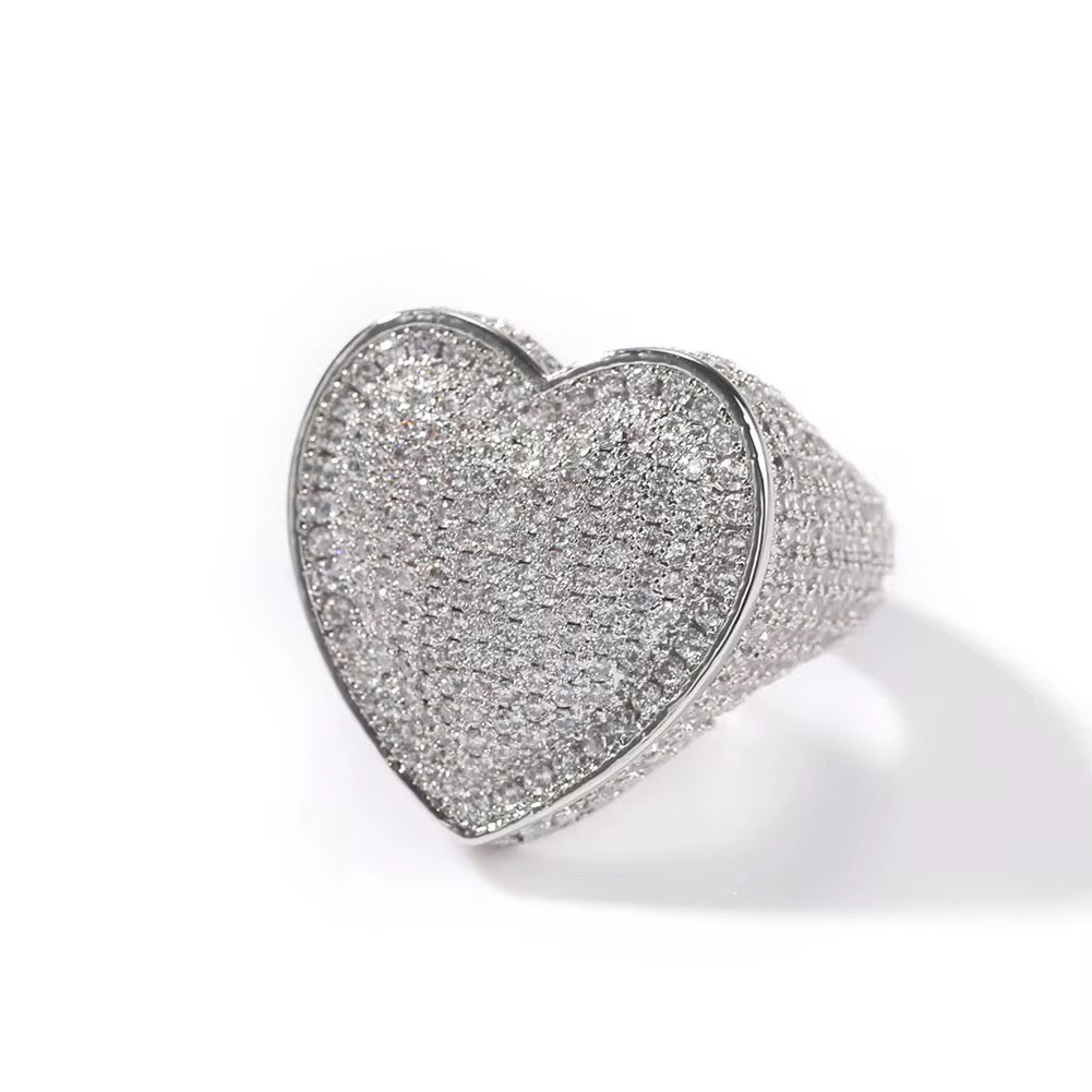 VVS Heart Ring